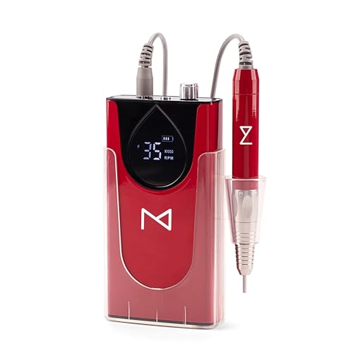 M Max Nail Drill, Brushless 2-in-1, 35000 RPM, Cordless | Red - size: Standard - Red