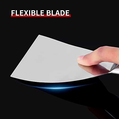 Fishark Putty Knife, 6" One Piece Stainless Steel Scraper - color: 6″