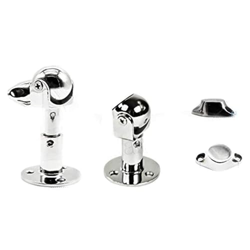 Marine City Magnetic Ball Door Window Stopper Set, 316 Stainless Steel, Corrosion-Resistant, Holds 4kg, Extendable 73mm-100mm, Ideal for Boats, Yachts, Ships