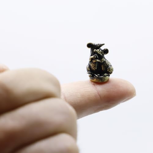Hinge Head Mouse Couple, Hinge Decorative Topper, Miniature Magnetic Figurine Door Decor, Whimsical Quirky Home Decor, Animal Lover Gift, Cute Mouse Couple Decor (3 per Set)