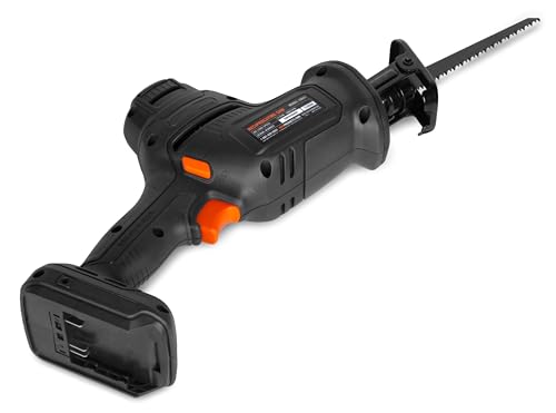 WEN 20V Max Cordless Reciprocating Saw, Brushless Compact One-Handed Design with 4.0 Ah Lithium-Ion Battery and Charger (20631) - size: Cordless, Compact
