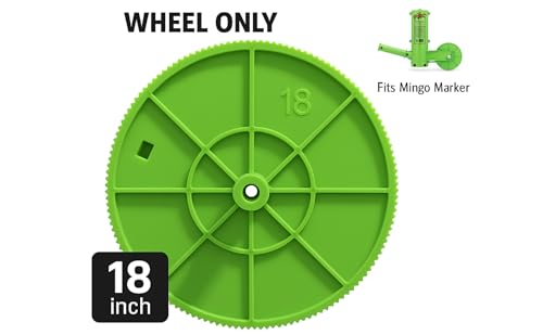 THE MINGO Marker Firewood Marking Wheel -Chainsaw Firewood Measuring Tool Marking - Measuring Marker - Mingo Marker Firewood Cutting Tools - Firewood Logging Tools - USA Made (18" Marking Wheel) - size: 18" Marking Wheel