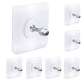 AIERSA Picture Hanging Hooks, 7 Pack Heavy Duty Adhesive Hooks - color: 7 packs
