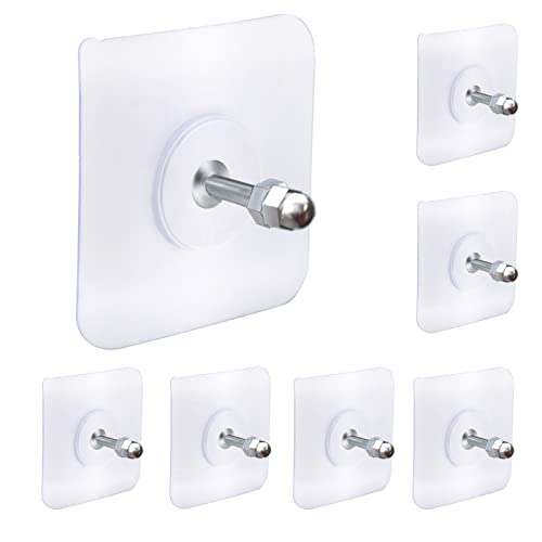 AIERSA Picture Hanging Hooks, 7 Pack Heavy Duty Adhesive Hooks - color: 7 packs