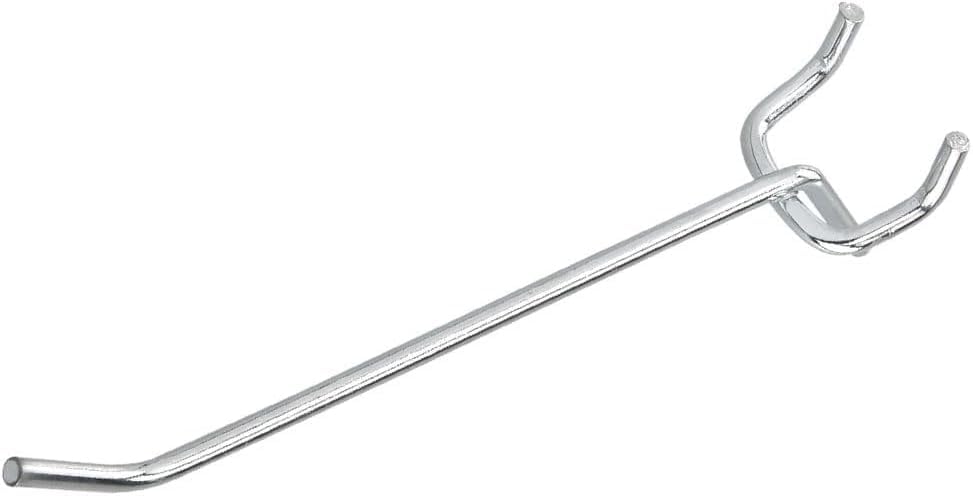 NEIKO 53100A 4 Inch Heavy Duty Pegboard Hooks Kit,1/8" Peg Hooks for 1” Spaced Pegboards,Utility-Hooks for Wall Organizing in Home or Garage,50 Count (Pack of 10) - size: 4" Pegboard Hooks (Pack of 10)