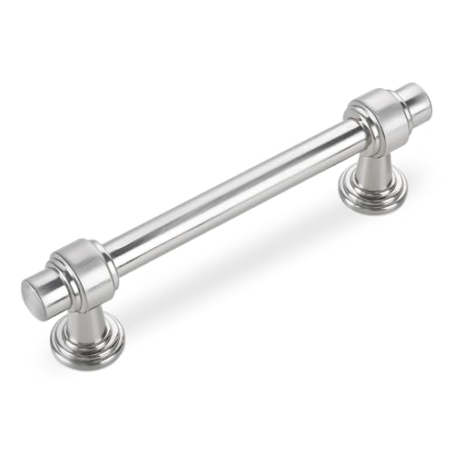 10 Pack Brushed Nickel Cabinet Pulls 3-3/4 Inch(96mm) Kitchen Cabinet Handles Cabinet Hardware for Drawer Pulls - color: Brushed Nickel, size: 3-3/4' Hole Center(96mm)