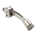 National Hardware Kickdown Door Stop, 4 in, Die Cast Zinc, Chrome - color: Chrome