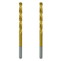 Greycore Tools 5/16 Inch x 6 Inch Cobalt Aircraft Extension Bit – 2 Pack M35 Cobalt Drill Bit, Industrial Titanium Coating – Drill Bits for Steel, Hard Metal, Cast Iron, Wood, Plastic (5/16" x 6") - size: 5/16" x 6", style: 6" Length