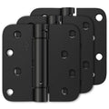 Luxbaro 3 Pack Self Closing Door Hinges, 4 Inch, Adjustable Tension, Black - color: Matte Black-5/8'', size: 4" 3 Pack