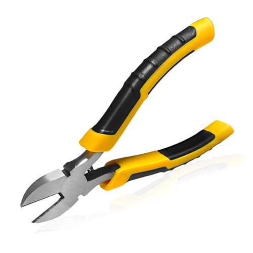 Precision Wire's Cutters Heavy Duty Pliers - Side Cutters, Cutting Pliers, Wire's Cutter Plier, Wire's Snips, Side Cutter Plier, Wire's Cutters for Crafting. (6 inch) - size: 6.5 Inch