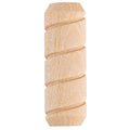 Spiral Grooved Hardwood Dowel Pins | 1/2" X 1-1/2" | Pack of 50 Approx. | Wooden Furniture Dowel Pins for Strong Connection | Furniture Making, Refurbishing or Crafts | UA-815-W - size: 1/2" X 1-1/2"