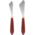 Honoson 2 Pcs Palette Knife Set Spatula Pallet Stainless Steel Wood Handle