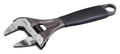 Bahco BAH9029RTUS Ergo Big-Mouth Adjustable Wrench Thin Jaw Wide Mouth with Rubber Handle - 6 Inch - Black Phosphate Finish - size: 6 inches, style: Black Phosphate Finish - Thin Jaw