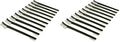 SE 10-Piece Double-Ended Gun Cleaning Brush Set, Gun Cleaning Supplies Kit, 7-inch Nylon Bristle Brushes, Plastic Handle - 7615NB10PCS - size: 10 Piece (Pack of 2)