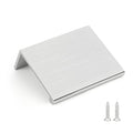 Rergy 10 Pack 1-5/16" Cabinet Pulls Brushed Nickel Finger Pulls for Cabinet - color: Brushed Nickel, size: Hole Center: 1.3in(33mm)