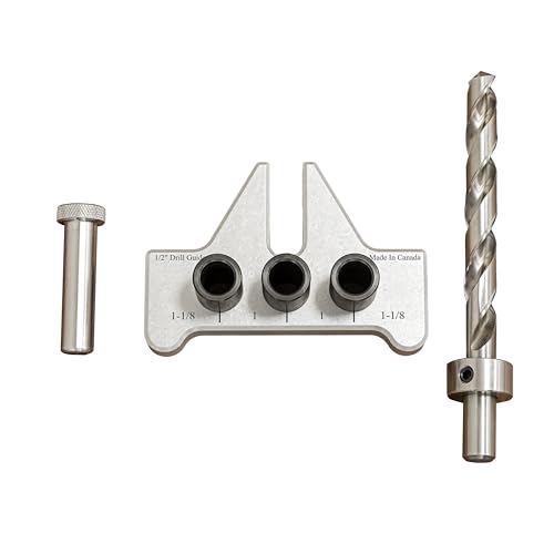 JessEm 08350MK Dowel Jig Master Kit, 1/4 3/8 1/2 Doweling Jig Woodworking