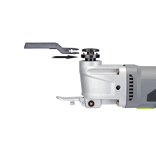 Genesis Oscillating Tool 3.5 Amp Oscillating Multi Tool with 3.7° Oscillation Angle, 6 Variable-Speeds with 16-Piece Accessory Set, Storage Box, Carrying Bag, and 2 Year Warranty (GMT35T) - size: 3.5 Amp Tool-less Blade Change