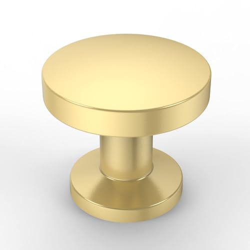 Asidrama 2 Pack Brushed Gold Kitchen Cabinet Knobs - color: Gold, style: 2 Pack