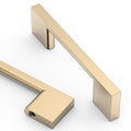 Asidrama 10 Pack 3 Inch(76mm) Brushed Brass Kitchen Cabinet Handles, Cabinet Pulls Kitchen Cabinet Hardware for Cupboard Drawer Pulls - color: Brushed Brass, size: 3" Hole Center(76mm), style: 10 Pack