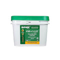 SPAX #10 x 1-1/2" Interior Flat Head Wood Screws Construction Framing Torx T-Star Plus (2500 EA) Bulk Pail Includes 4 Bits Countersunk Flush Finish - size: #10 x 1-1/2"
