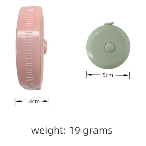 Sewing Retractable Measure Tape | Soft Fabric & Body Measuring for Accurate Sewing and Body Measurements | Durable Cloth Tape Measure with Retractable Design Double Sided Measuring cm and inches