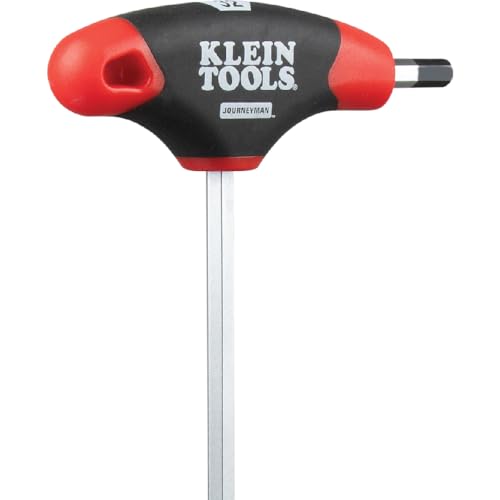Klein Tools JTH910E T-Handle Hex Key Set, SAE Inch Sizes Allen Wrench Set with 9-Inch Blades, Stand Included, 10-Piece