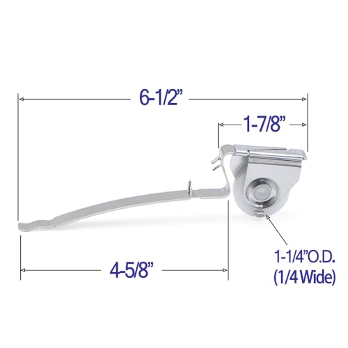 2 Pack Sliding Screen Door Upper Rollers, Nylon Wheels