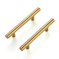 Ravinte Cabinet Handles,5" Length,3" Hole Center,Brushed Brass,30 Pack - color: Brushed Brass