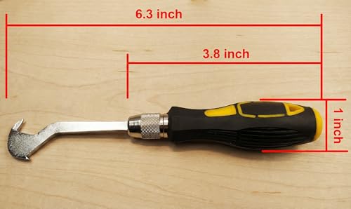 Heavy Duty Staple Remover Tool & Puller, 304 Stainless Steel Carpet Removal Tool for Upholstery, Flooring & Furniture - Rust-Resistant, Professional Grade Tack Lifter & Mini Pry Bar