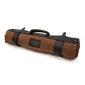 Dickies Chef Knife Roll Bag Portable Organizer and Cutlery Storage Roll, Waxed Canvas and Leather, Large - size: Large