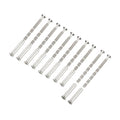 PATIKIL Door Handle Screws M4 x 60mm, 10 Set Cabinet Handle Break Away Screws for Drawer Pull with M4 x 25mm Sleeve Slub Bolt for Door Lever Knob - size: M4 x 60mm