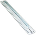 Westcott Finger Grip Ruler, Back-to-School, Smoke Gray, School Supplies, Classroom Supplies, 12-Inch - size: Single