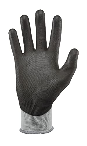 Gorilla Grip Work Gloves, Never Slip Maximum Grip All-Purpose, Gloves for Men, Superior Grip, Polymer Palm - size: Medium, style: 15 Pairs