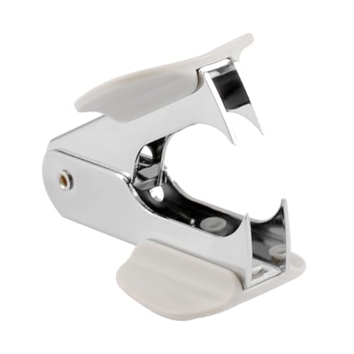 Uxcell a13041200ux0072 Students Steel Jaw Style Staples Remover Puller White for 24/6 26/6 Staple