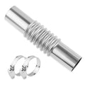 Universal Car Accessories Exhaust Connector Kit - Elbow/Straight Pipe Exhaust Flex Pipe for Diesel Air Heater