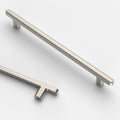 Asidrama 10 Pack 6.3 Inch(160mm) Brushed Satin Nickel Kitchen Cabinet Handles, Cabinet Pulls Kitchen Cabinet Hardware for Cupboard Drawer Pulls - color: Brushed Satin Nickel, size: 6.3" Hole Center, style: 10 Pack