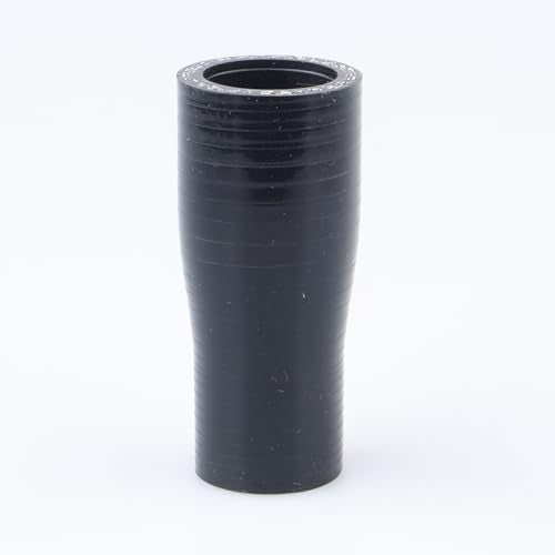 AC PERFORMANCE ID 1" to 3/4" Straight Silicone Hose Reducer Black - color: Black, size: ID 1" to 3/4" (25mm to 19mm)