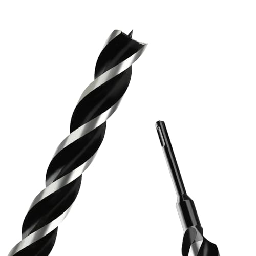 1-1/4" x 18" Auger Drill Bit with SDS Plus Shank for Wood - size: 1-1/4"x18"