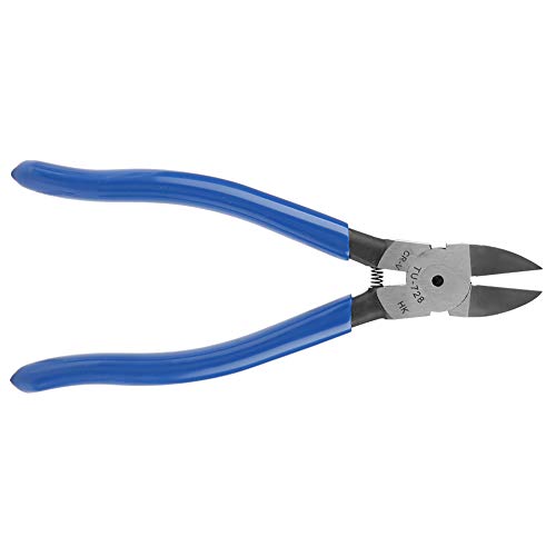 8inch Blue Diagonal Flush Wire Cutting Pliers, Easy Carry Diagonal Pliers
