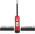 NEIKO 10573B 1/4” Torque Screwdriver Set, 20 Hex Bits, 10 to 50 In-Lbs, Long Shank Screwdriver Torque Wrench, Adjustable Inch-Pound Torque Screwdriver for HVAC and Gunsmiths - size: Long Torque