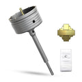 4-5/16" Concrete Hole Saw,110mm Masonry Hole Saw, with 220mm SDS Plus Shank Connecting Rod for Concrete Brick Cement Stone Wall Drilling Home Improvement - size: （4-5/16" 110mm）