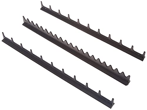 Ernst Manufacturing 6011M Screwdriver Rail Set with Magnetic Backing, 20 Tool, Black - color: Black, size: Pack of 1, style: 40 Tool, Magnetic Mount