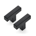 Ravinte Matte Black Cabinet Handles Square Pulls Single Hole 10 Pack - size: Single Hole
