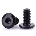 1/4-20 x 1/2" Black Hex Socket Head Cap Screws, 304 Stainless Steel 18-8, Furniture Bolts, Connector Screws, Black Coated, Full Thread, 25 PCS - size: 1/4-20 x 1/2"