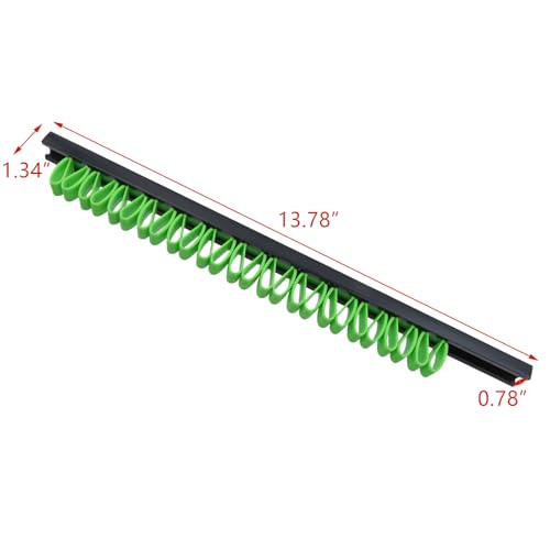 Coshar 2Pcs Screwdriver Tool Organizer Green Hand Tool Holder Rail Plastic Rail Wrench Organizer Tools Holder Wall Mount for 13 Slots Screwdriver And Wrench,Green