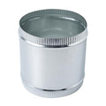 7 Inch Round Galvanized Steel Duct Connector - Metal Ventilation Pipe Coupler - Dryer Vent Hose Extension - HVAC Ducting Coupling for Straight Connection - size: 7 Inch