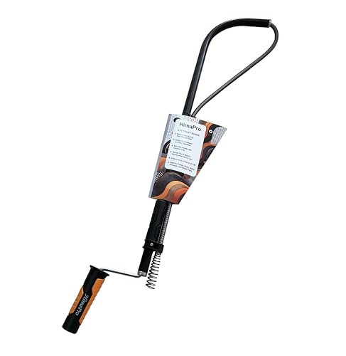 HimaPro Professional Toilet Auger/Closet Auger, 3 Feet Pipe Snake