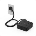 TESSAN Surge Protector Power Strip with 900J Surge Protection, 5 Ft, Black - color: Black with 1875W, size: 5 feet