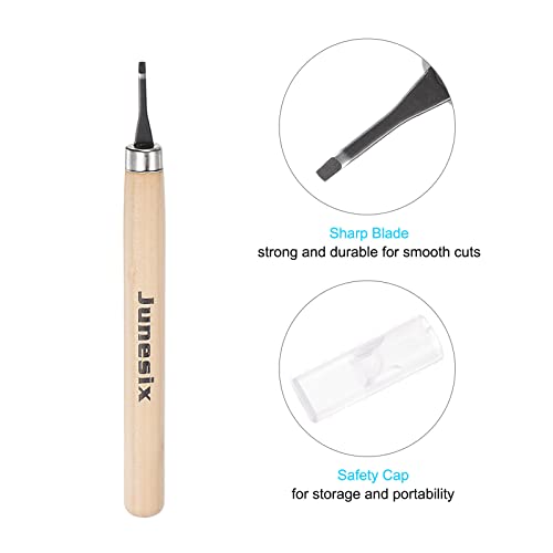 uxcell Wood Carving Knife Tools Chisels, 2mm 50# Carbon Steel Small Flat Sculpting Graver for DIY Craft Sculpture Carpenter Beginners Experts, Electroless Blackening, 2pcs - size: 2mm
