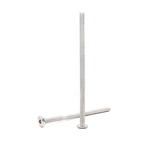 M6 x 95mm Rivet Countersunk Head Socket Cap Allen Bolts Screws Connecting Bolts 304 Stainless Steel for Furniture - size: 10pcs M6 x 95mm